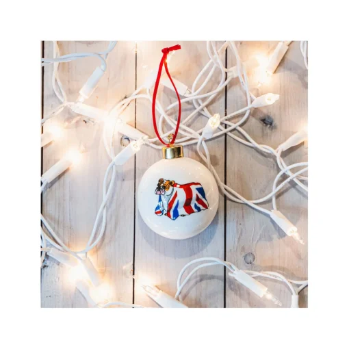 British Bulldog Bauble
