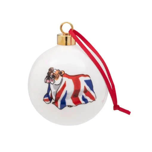 British Bulldog Bauble