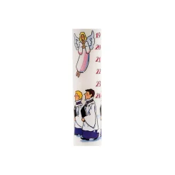 Choir Boys Blue Christmas Advent Dinner Candle