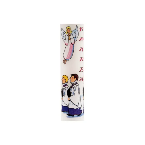 Choir Boys Blue Christmas Advent Dinner Candle