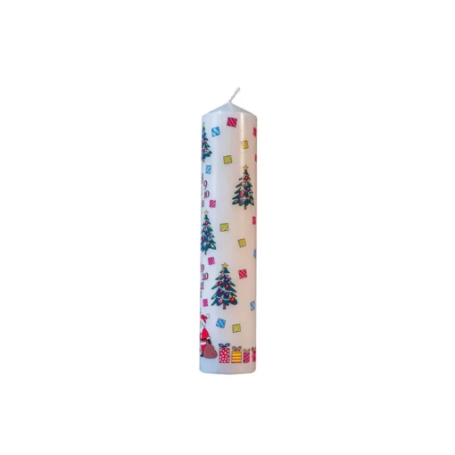 Christmas Trees Christmas Large Pillar Advent Candle