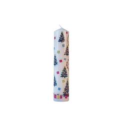 Christmas Trees Christmas Large Pillar Advent Candle