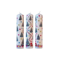 Christmas Trees Christmas Large Pillar Advent Candle