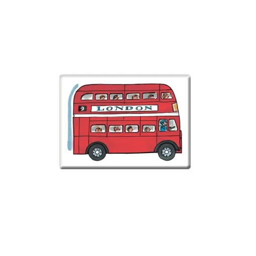 London Bus Fridge Magnet