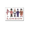London Figures Fridge Magnet