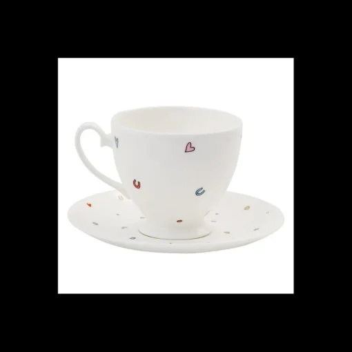 Mrs Wedding Teacup & Saucer