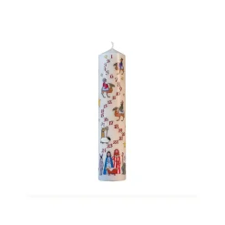 Nativity Large Pillar Advent Candle