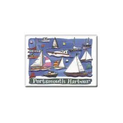 Sailing Boats, Portsmouth Fridge Magnet