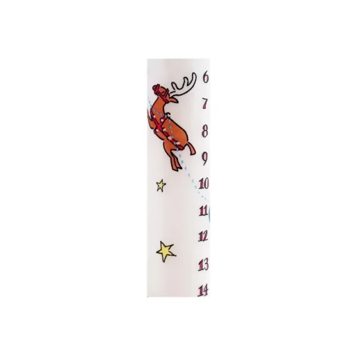 Santa's Sleigh Christmas Dinner Advent Candle