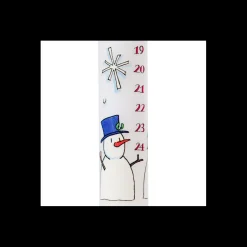 Snowmen Christmas Dinner Advent Candle