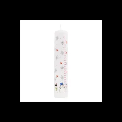 Snowmen Christmas Large Pillar Advent Candle