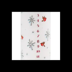 Snowmen Christmas Large Pillar Advent Candle