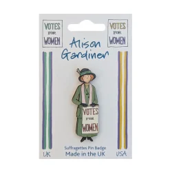 Suffragette UK Single Pin Badge