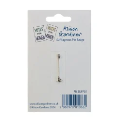 Suffragette UK Single Pin Badge