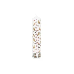 Winter Birds Christmas Large Pillar Advent Candle