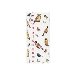 Winter Birds Christmas Large Pillar Advent Candle