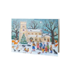 Winter Wildlife Advent Calendar Card