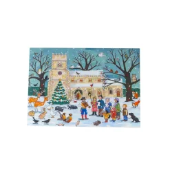Winter Wildlife Advent Calendar Card