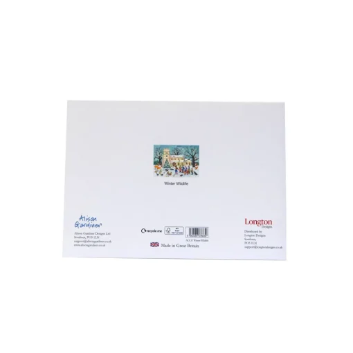 Winter Wildlife Advent Calendar Card