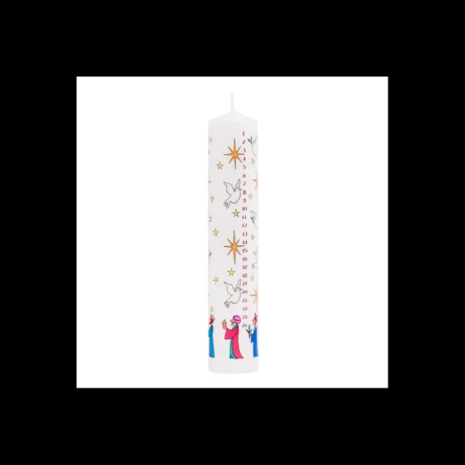 Wise Men Christmas Large Pillar Advent Candle